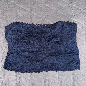 American Eagle Aerie Navy Bralette / Tube Top
